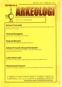 Image of BERKALA ARKEOLOGI VOL. 37 NO. 2 NOVEMBER 2017