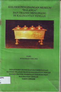 Image of Koleksi Penginangan Museum “Balanga” Dan Tradisi Menginang Di Kalimantan Tengah