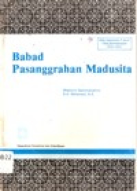 Image of BABAD PASANGGRAHAN MADUSITA