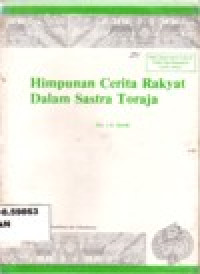 Image of HIMPUNAN CERITA RAKYAT DALAM SASTRA TORAJA