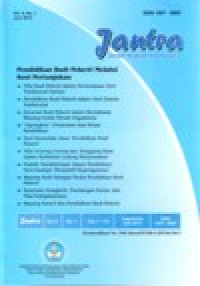 Image of JANTRA JURNAL SEJARAH DAN BUDAYA VOL. 8 NO. 1 JUNI 2013