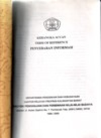 Image of KERANGKA ACUAN TERM OF REFERENCE PENYEBARAN INFORMASI
