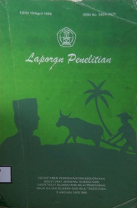 Image of LAPORAN PENELITIAN EDISI 10/APRIL 1996