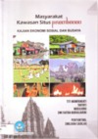 Image of MASYARAKAT KAWASAN SITUS PRAMBANAN KAJIAN EKONOMI SOSIAL DAN BUDAYA