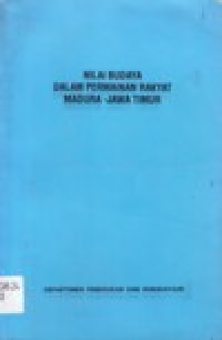 Image of NILAI BUDAYA DALAM PERMAINAN RAKYAT MADURA - JAWA TIMUR