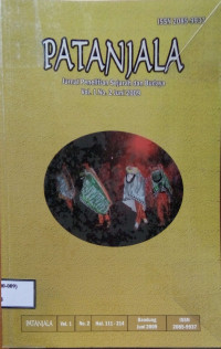 Image of PATANJALA JURNAL PENELITIAN SEJARAH DAN BUDAYA VOL 1 NO 2 JUNI 2009