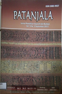 Image of PATANJALA JURNAL PENELITIAN SEJARAH DAN BUDAYA VOL 5 NO 3 SEPTEMBER 2013