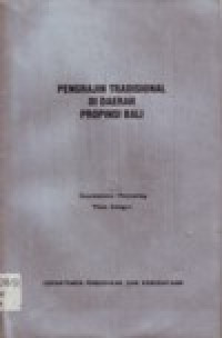 Image of PENGRAJIN TRADISIONAL DI DAERAH PROPINSI BALI
