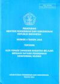 Image of PERATURAN MENTERI PENDIDIKAN DAN KEBUDAYAAN REPUBLIK INDONESIA NOMOR 4 TAHUN 2016