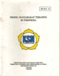 Image of PROFIL MASYARAKAT TERASING DI INDONESIA