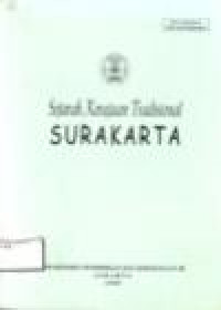 Image of SEJARAH KERAJAAN TRADISIONAL SURAKARTA