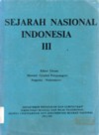 Image of SEJARAH NASIONAL INDONESIA III