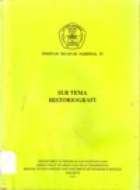 Image of SEMINAR SEJARAH NASIONAL IV SUB TEMA HISTORIOGRAFI