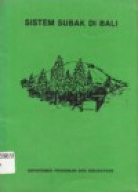 Image of SISTEM SUBAK DI BALI